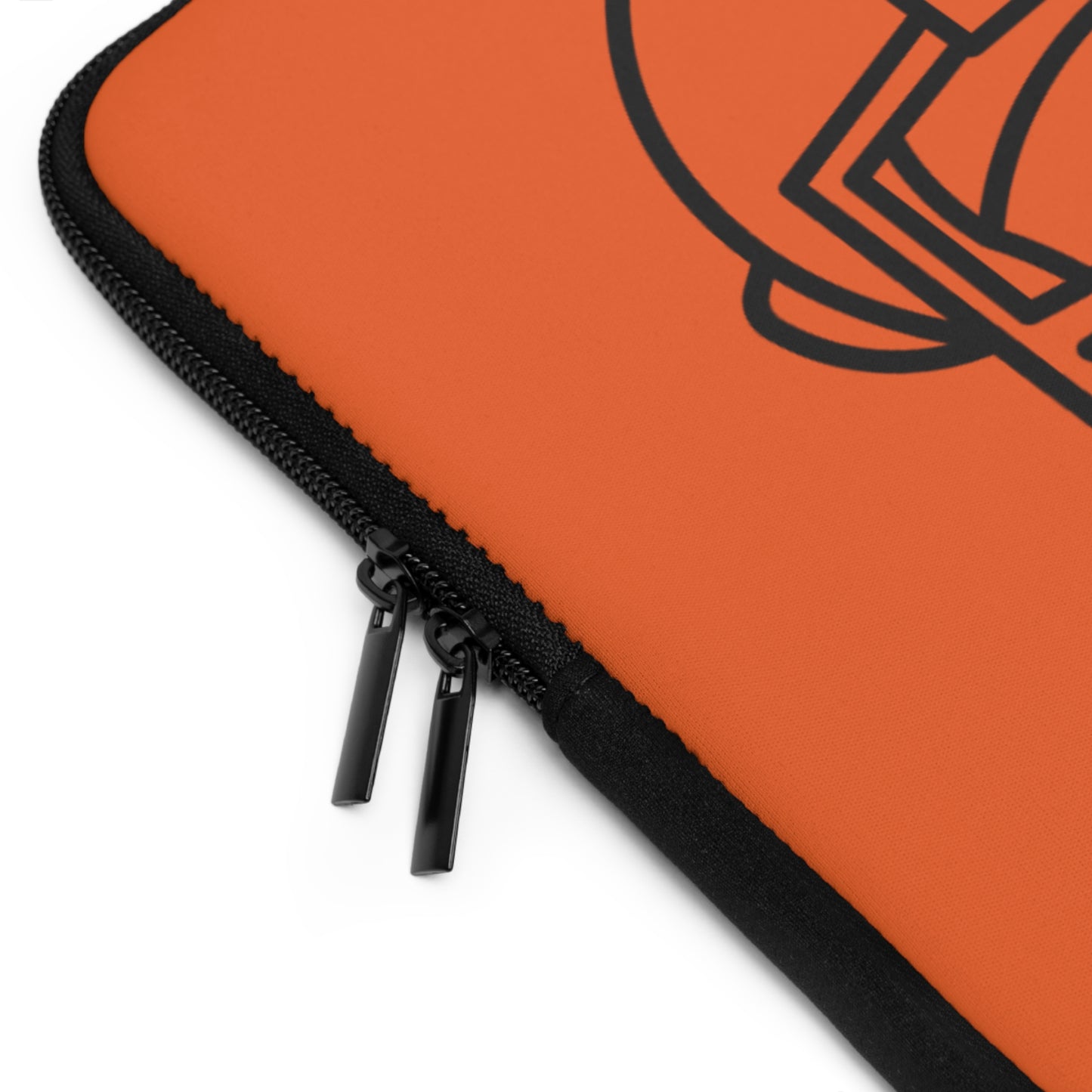 Laptop Sleeve: Football Orange