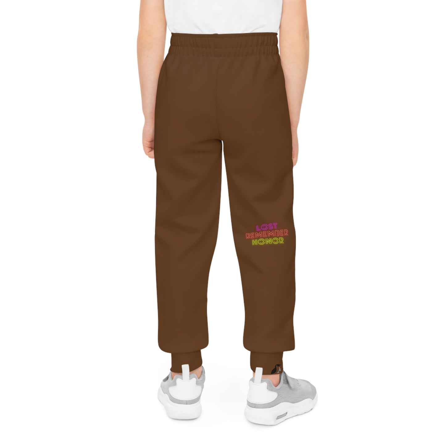 Youth Joggers: Baseball Brown