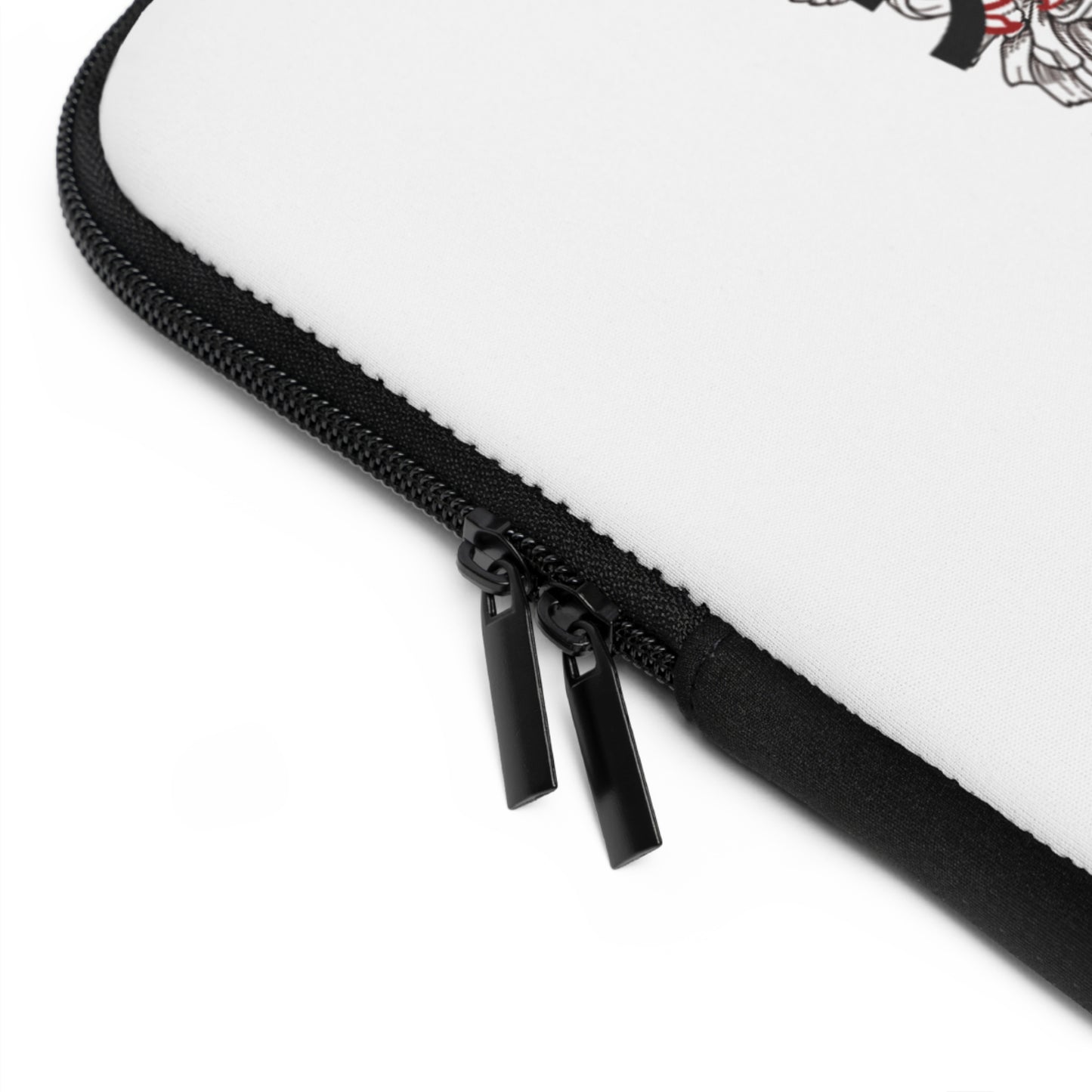 Laptop Sleeve: Dragons White