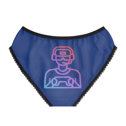 Women's Briefs: Gaming Dark Blue