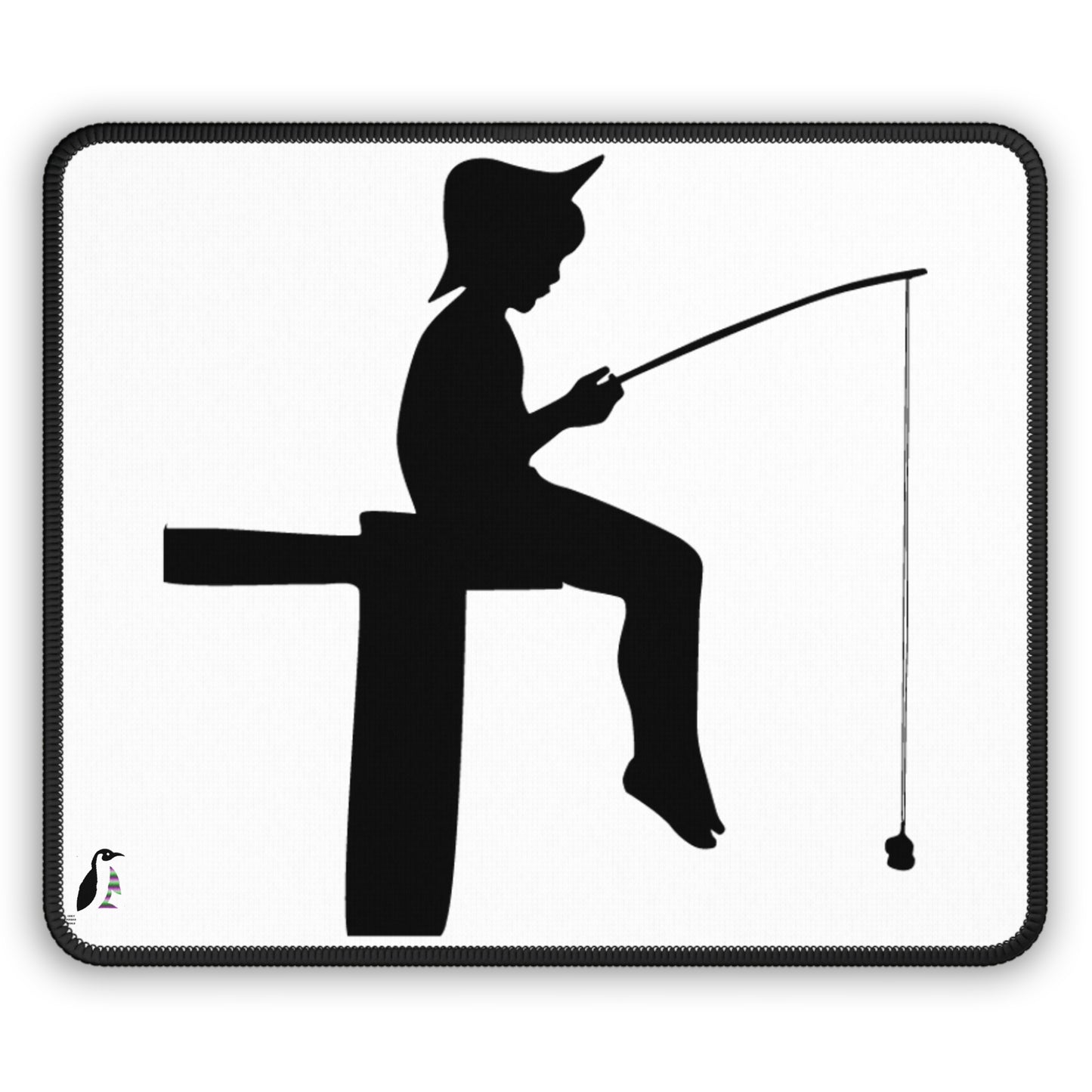 Gaming Mouse Pad: Fishing White