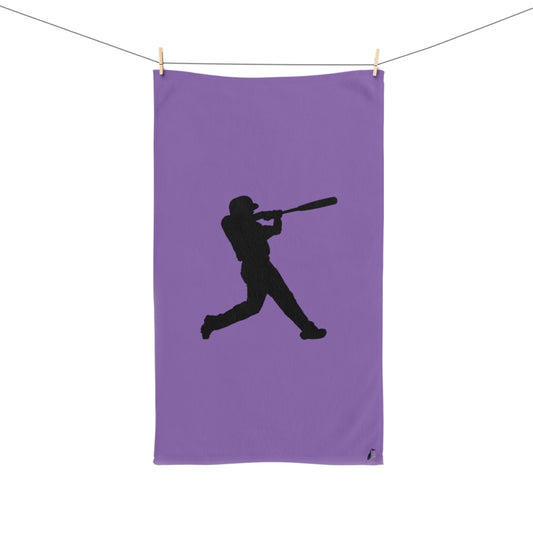 Hand Towel: Baseball Lite Purple