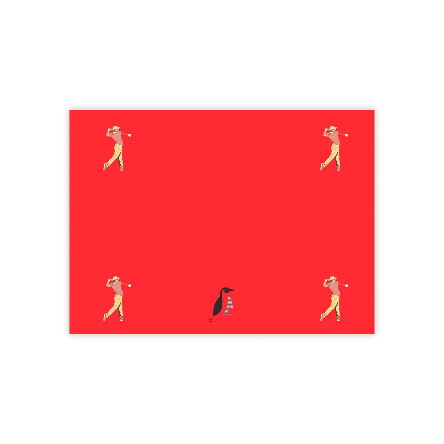 Post-it® Note Pads: Golf Red