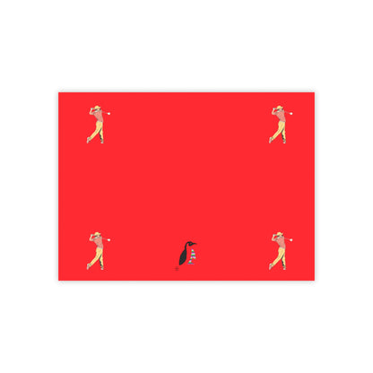 Post-it® Note Pads: Golf Red