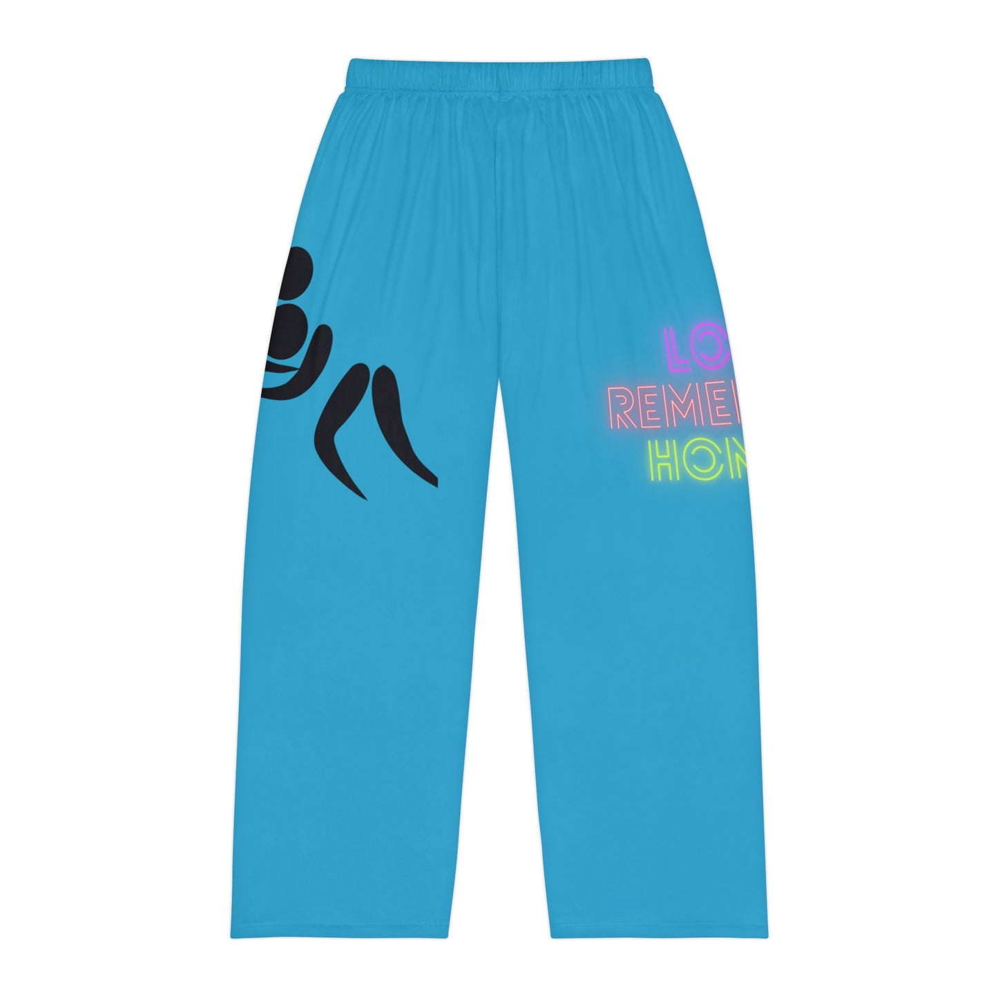 Men's Pajama Pants: Wrestling Turquoise