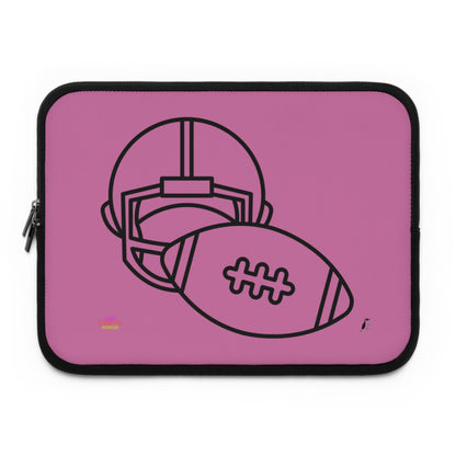 Laptop Sleeve: Football Lite Pink