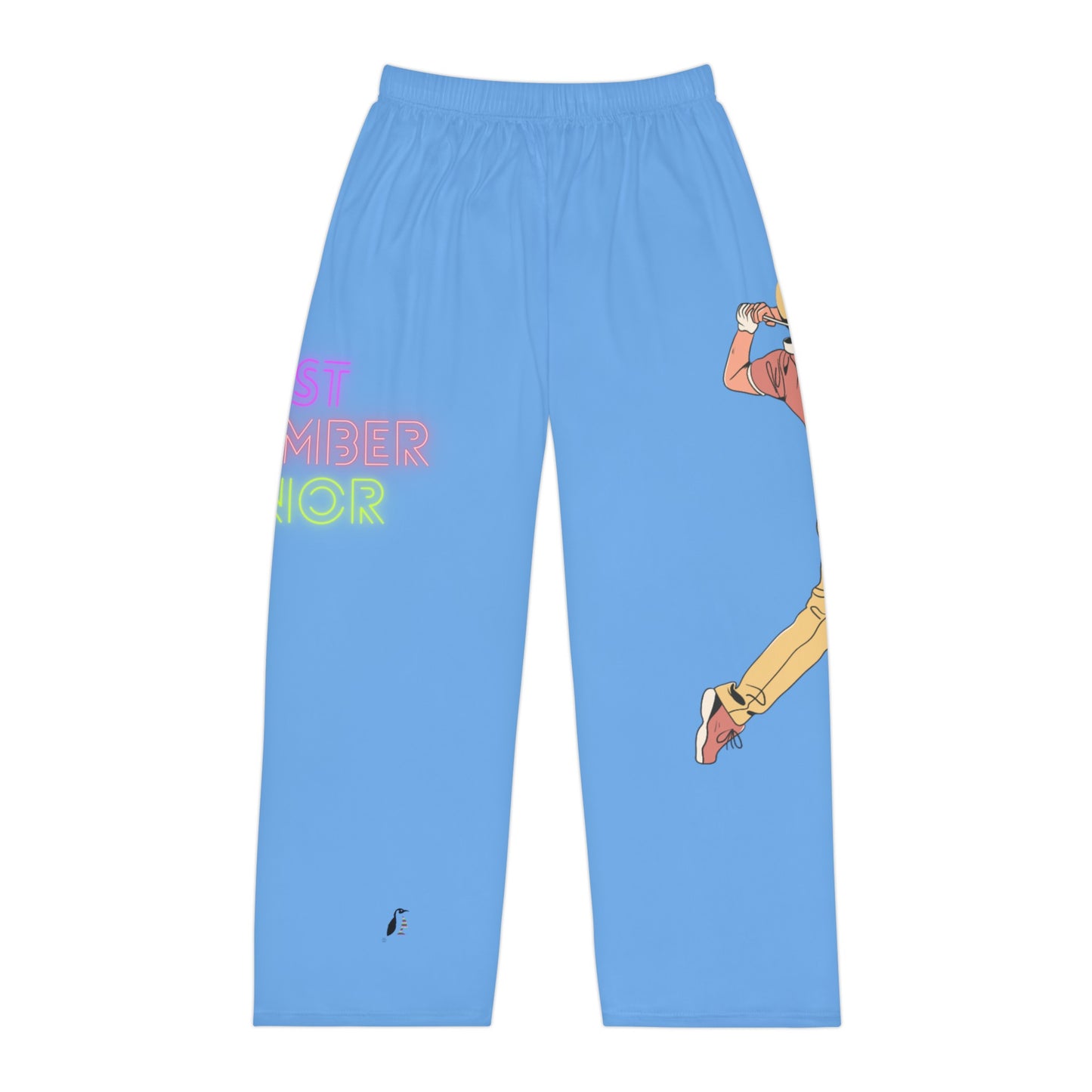 Men's Pajama Pants: Golf Lite Blue