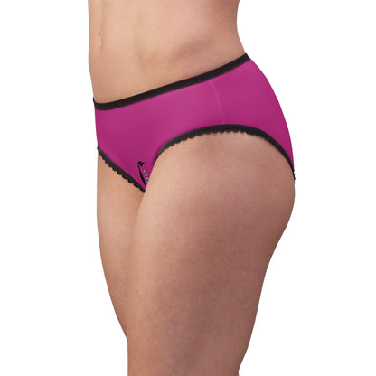 Women's Briefs: Music Pink