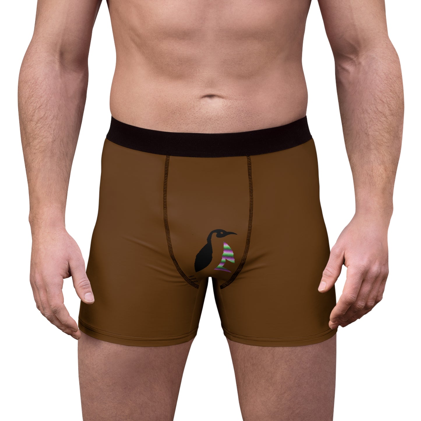 Men's Boxer Briefs: Dragons Brown