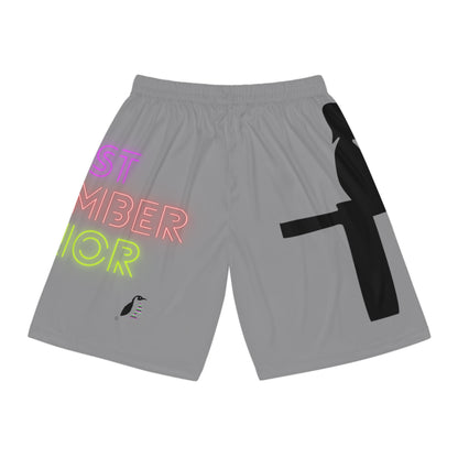 Basketball Shorts: Fishing Grey