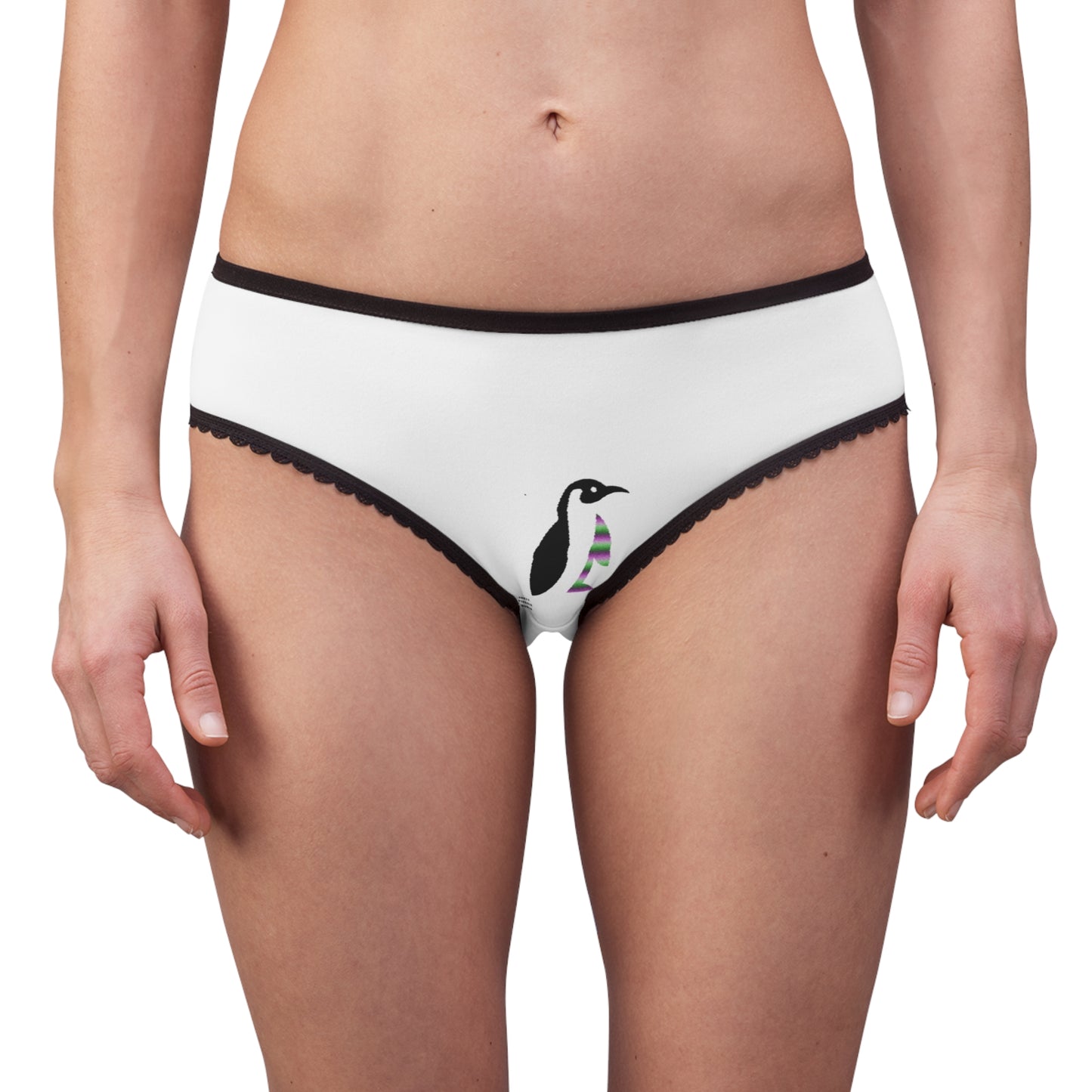 Women's Briefs: Skateboarding White