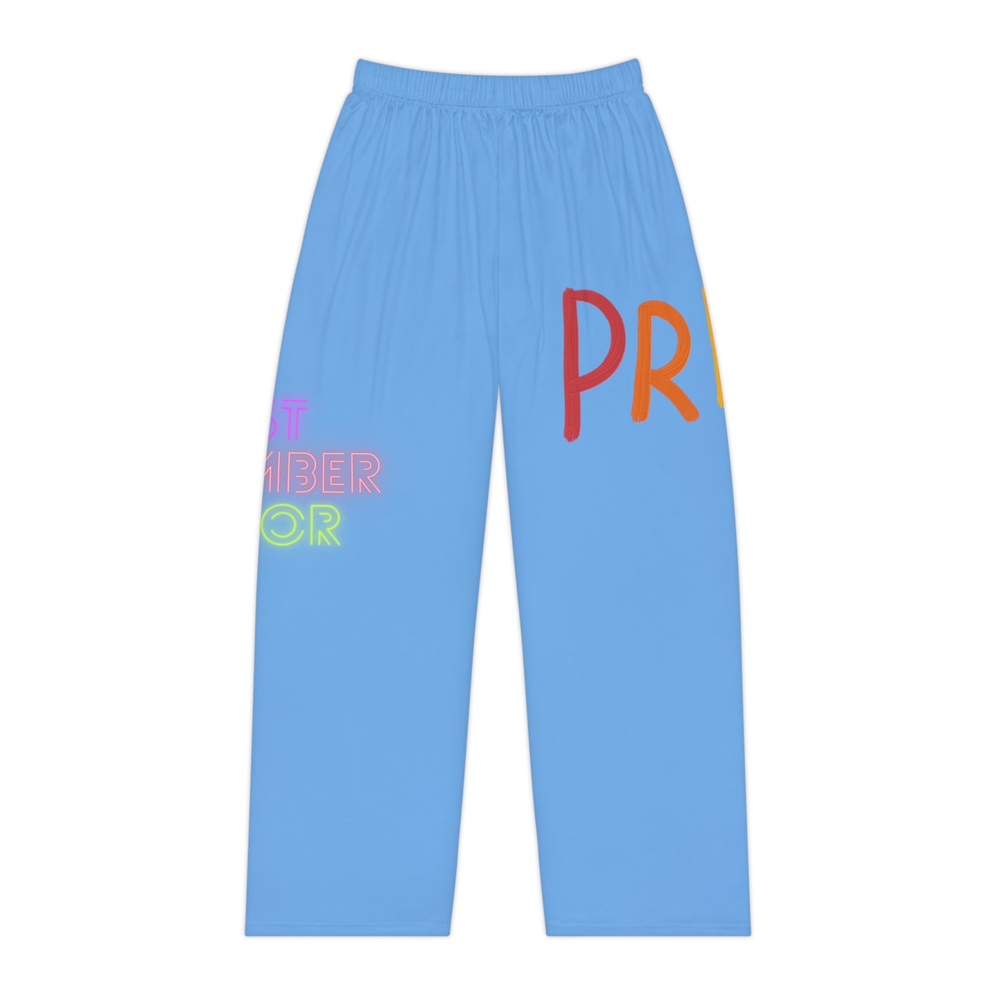 Pambabaeng Pajama Pants: LGBTQ Pride Lite Blue 