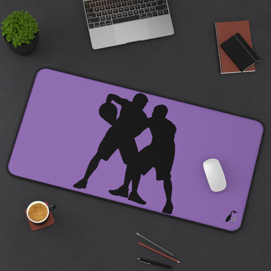 Desk Mat: Basketball Lite Purple