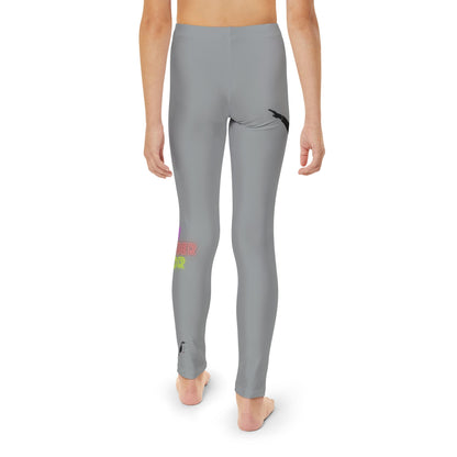 Youth Full-Length Leggings: Dance Grey