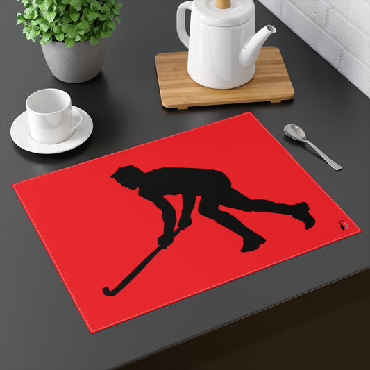 Placemat, 1pc: Hockey Red