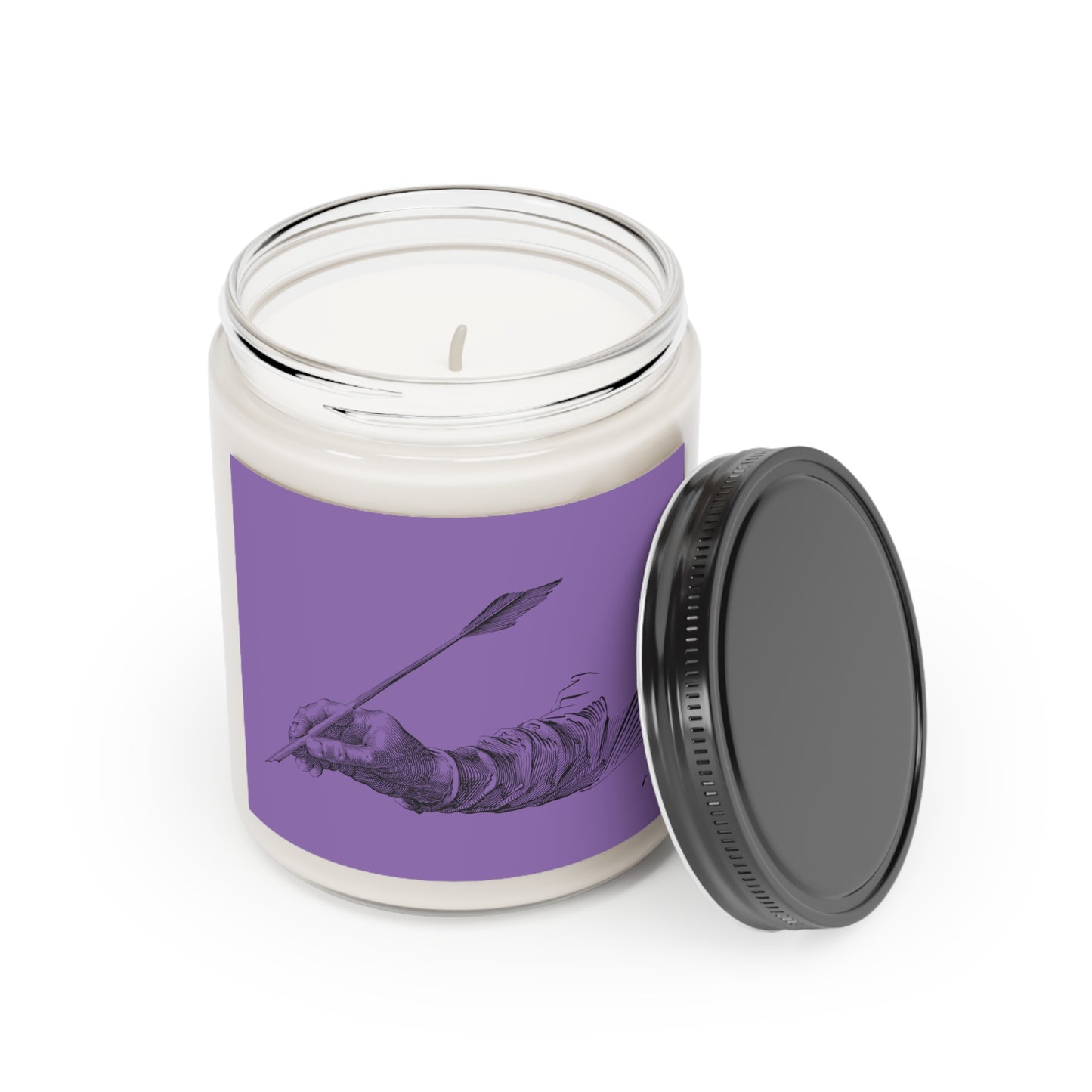 Scented Candle, 9oz: Writing Lite Purple