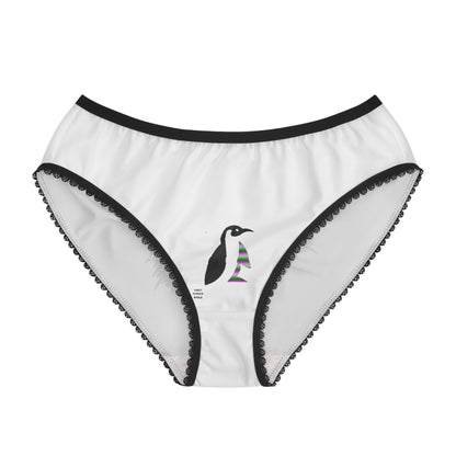 Women's Briefs: Wolves White