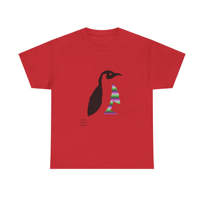 Heavy Cotton Tee: Crazy Penguin World Logo #3