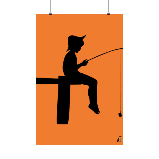 Premium Matte Vertical Posters: Fishing Crusta
