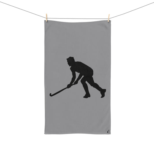 Hand Towel: Hockey Grey