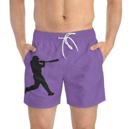 Swim Trunks: Baseball Lite Purple