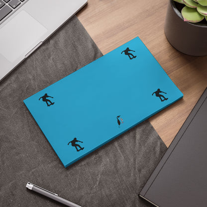 Post-it® Note Pads: Skateboarding Turquoise