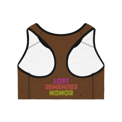 Sports Bra: Volleyball Brown