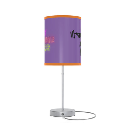 Lamp on a Stand, US|CA plug: Weightlifting Lite Purple