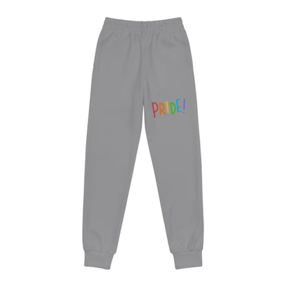 Youth Joggers: LGBTQ Pride Grey