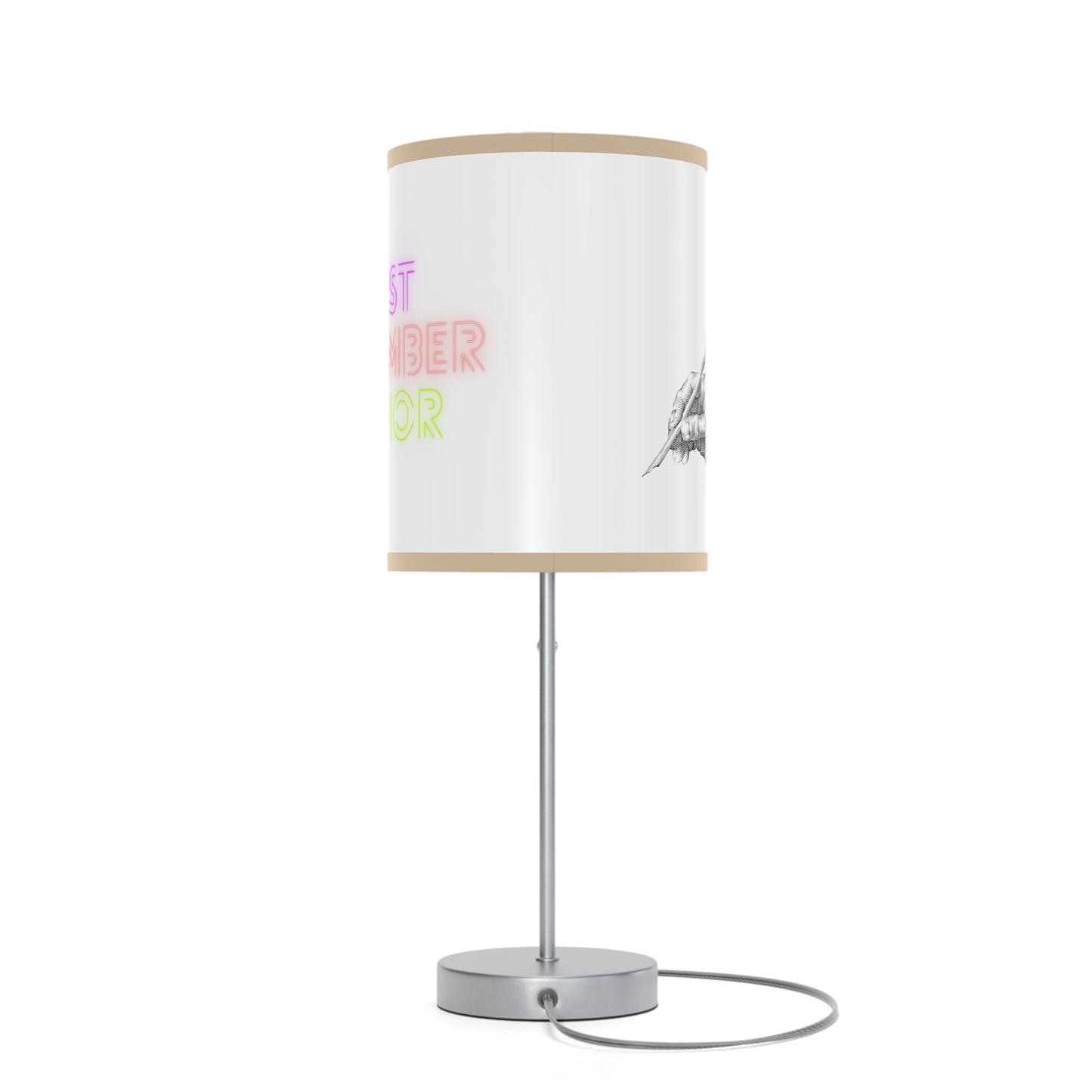 Lamp sa isang Stand, US|CA plug: Writing White 