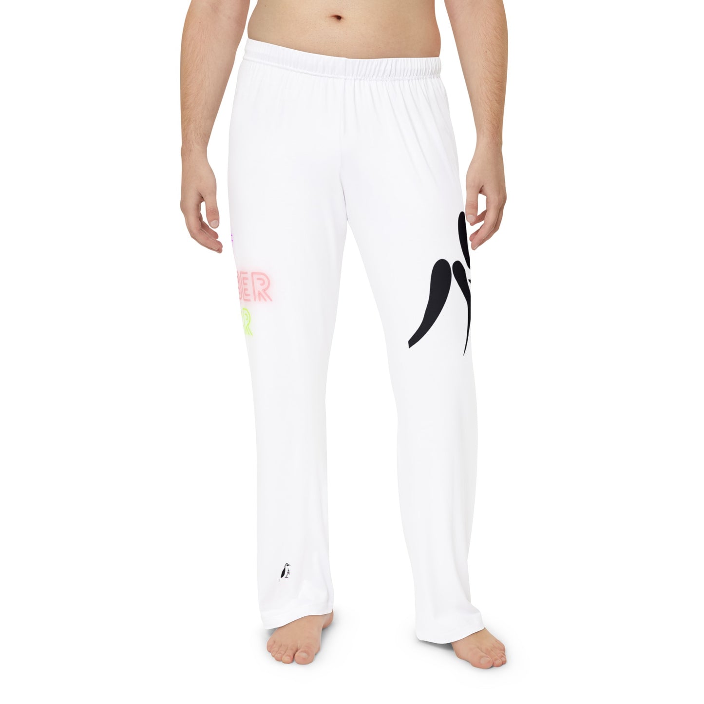 Men's Pajama Pants: Wrestling White