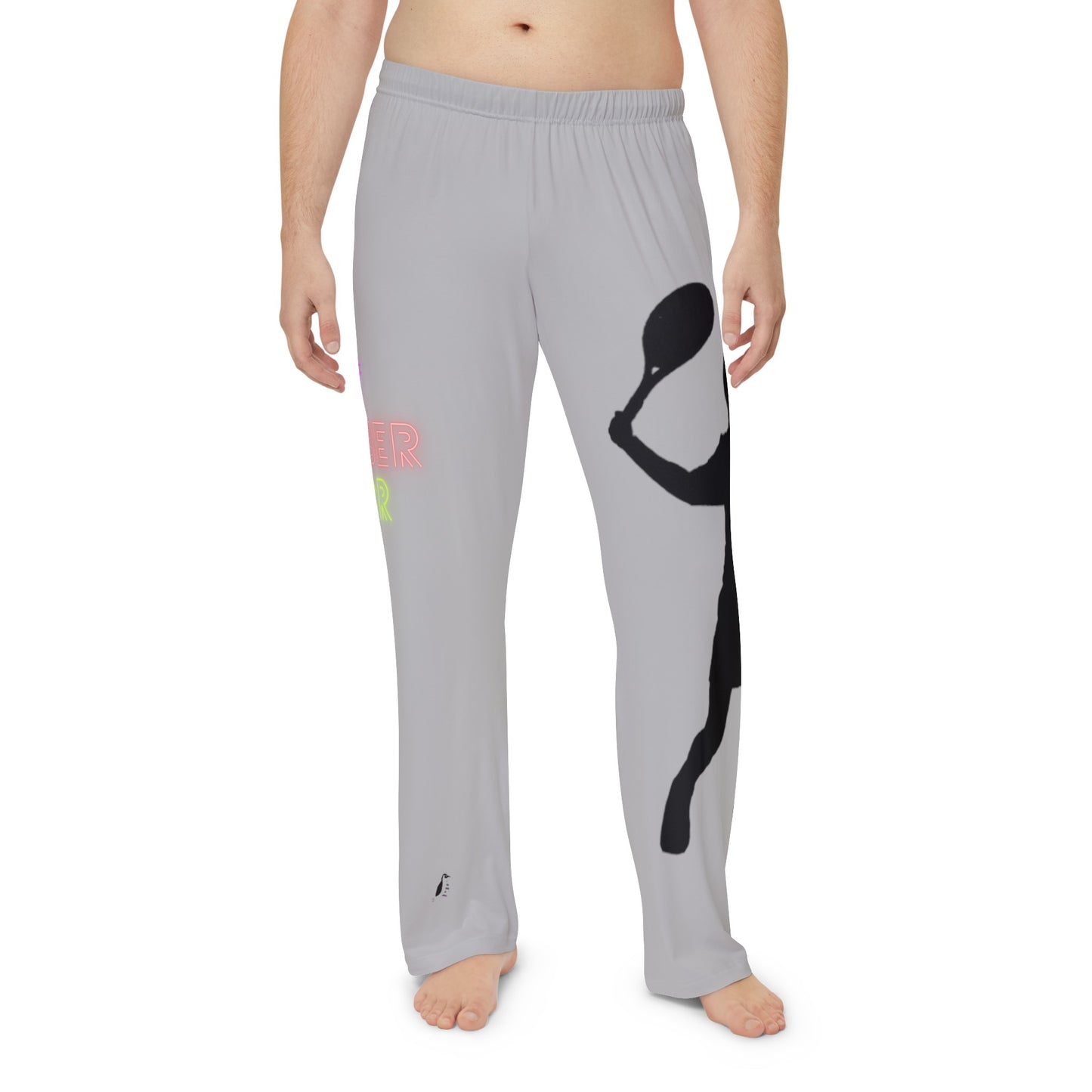 Men's Pajama Pants: Tennis Lite Grey