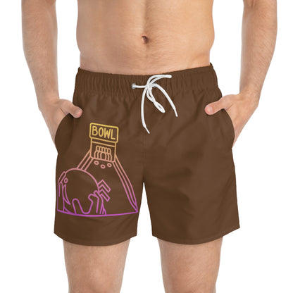 Swim Trunks: Bowling Brown