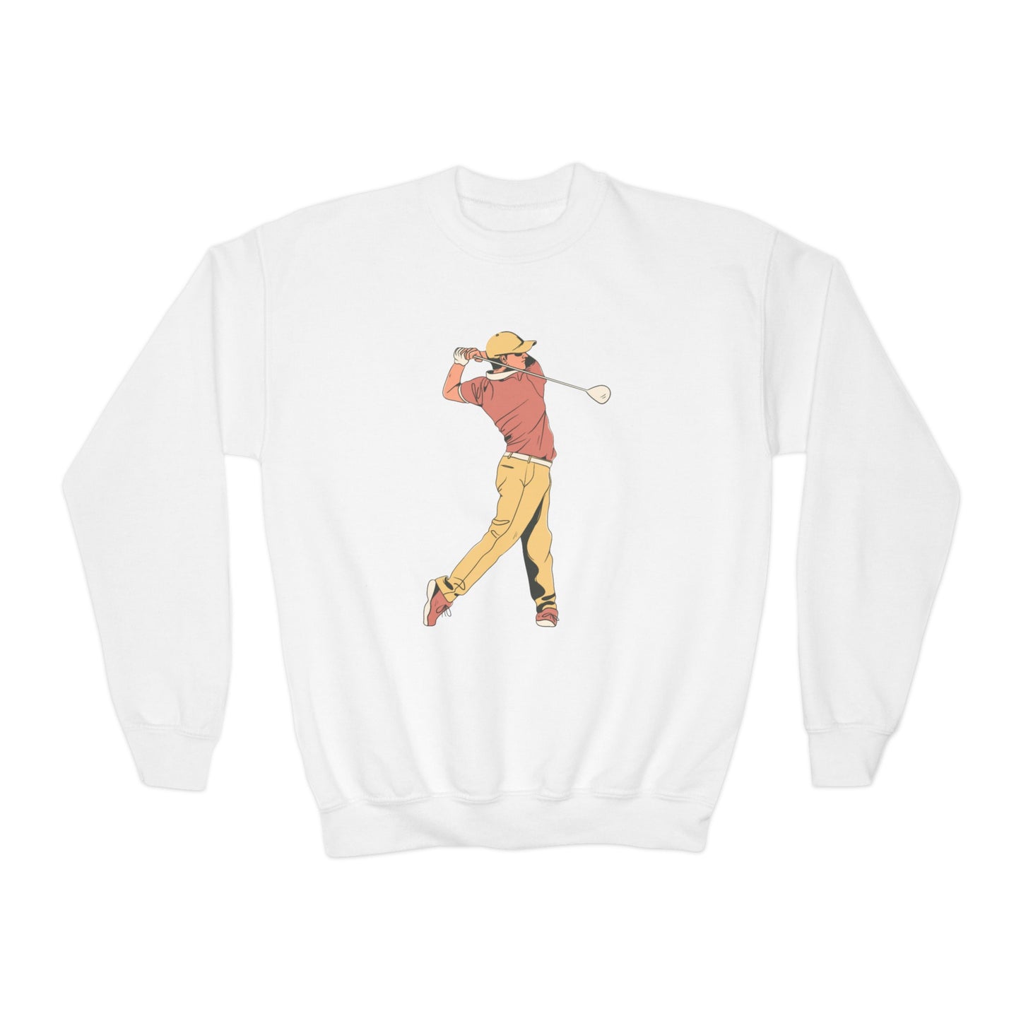 Youth Crewneck Sweatshirt: Golf 