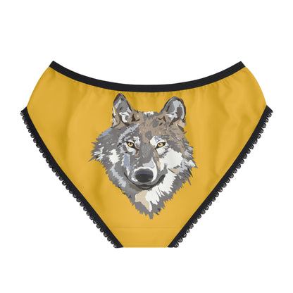 Women's Briefs: Wolves Yellow