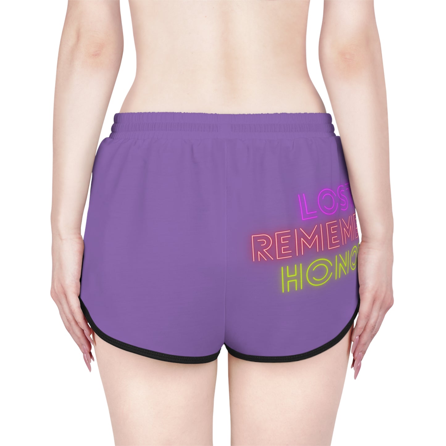 Women's Relaxed Shorts: Hockey Lite Purple