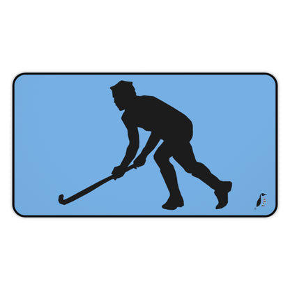 Desk Mat: Hockey Lite Blue