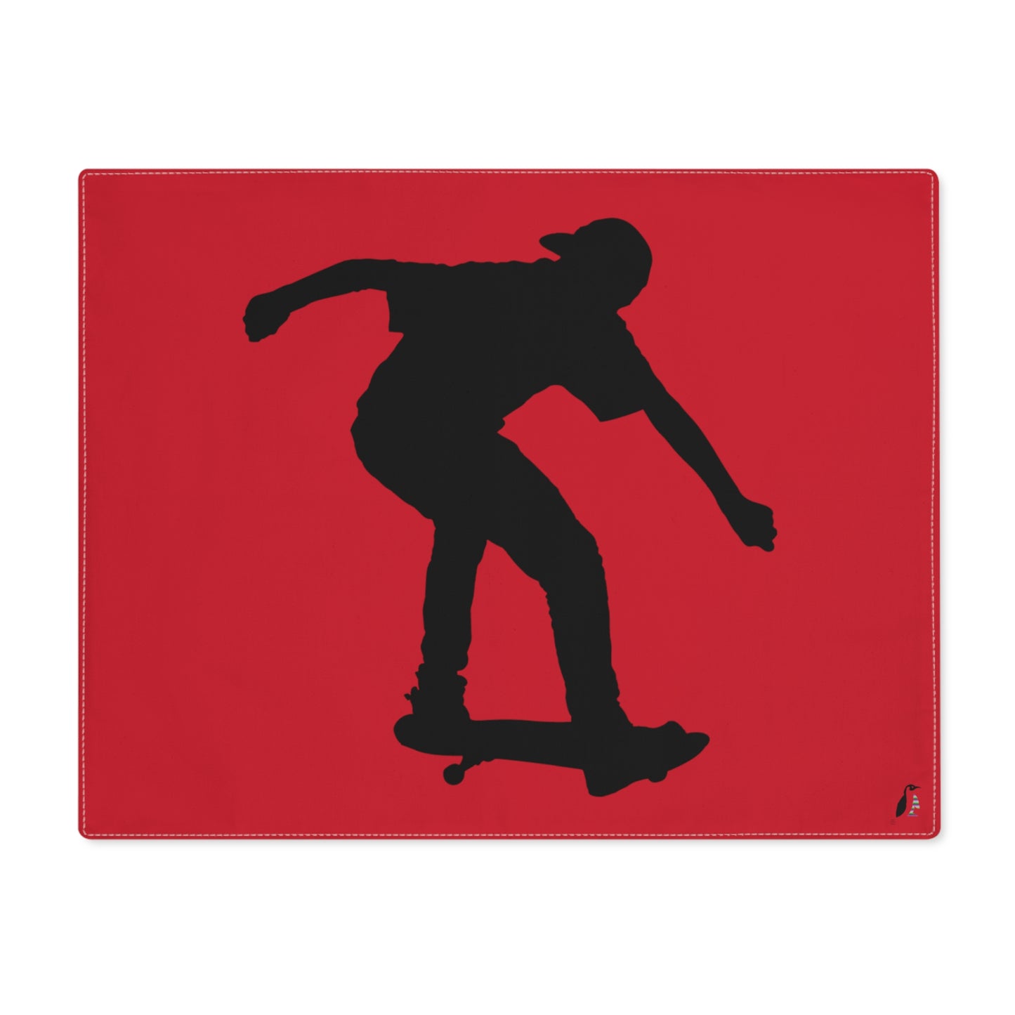 Placemat, 1pc: Skateboarding Dark Red