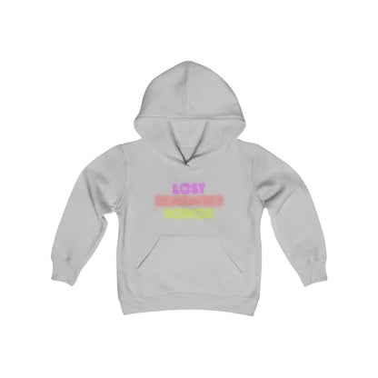 Youth Heavy Blend Hooded Sweatshirt: Lost Remember Honor