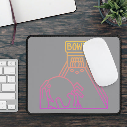 Gaming Mouse Pad: Bowling Grey