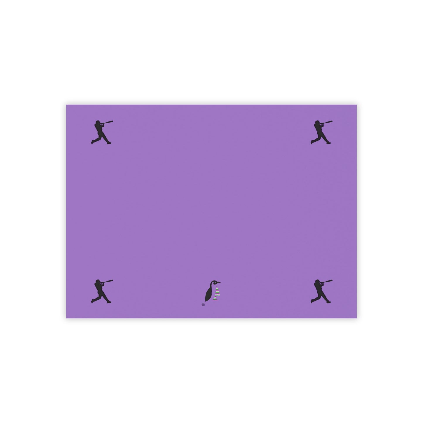 Post-it® Note Pads: Baseball Lite Purple