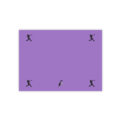 Post-it® Note Pads: Baseball Lite Purple