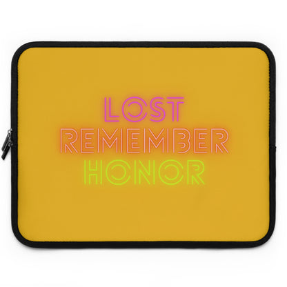 Laptop Sleeve: Lost Remember Honor Yellow