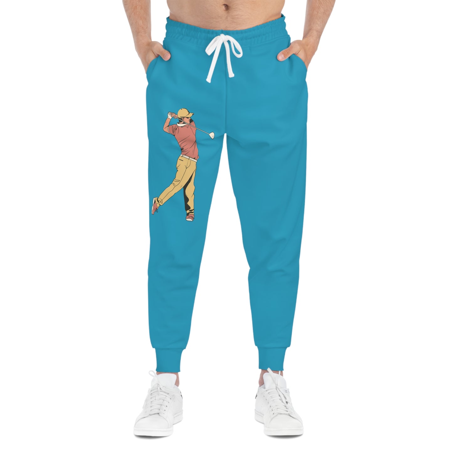 Athletic Joggers: Golf Turquoise