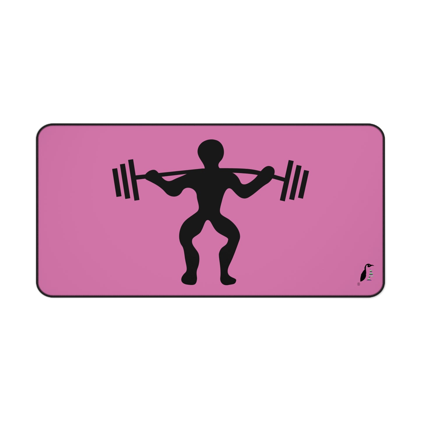 Desk Mat: Weightlifting Lite Pink