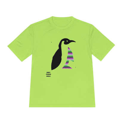 Moisture Wicking Tee: Crazy Penguin World Logo #2