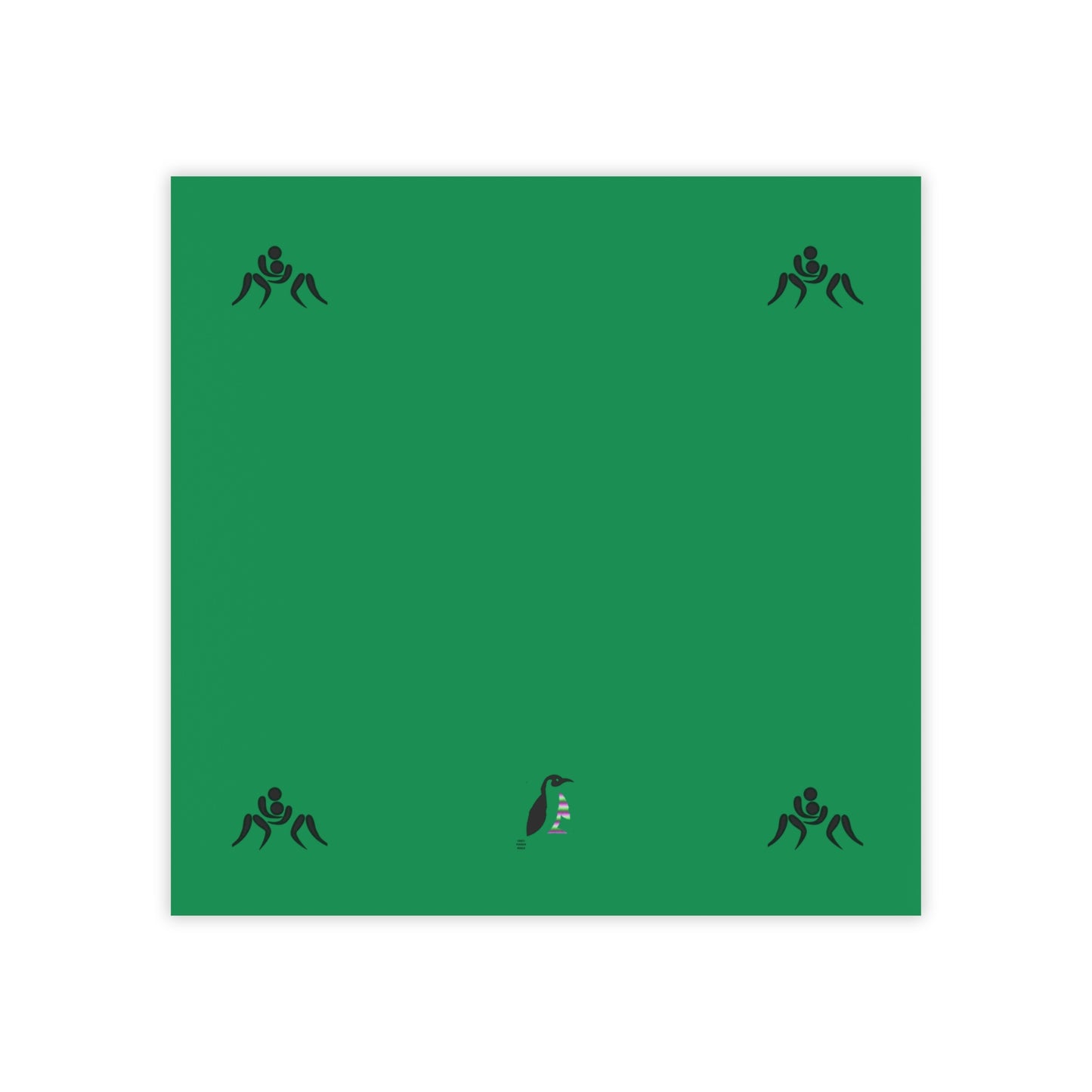 Post-it® Note Pads: Wrestling Dark Green