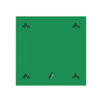 Post-it® Note Pads: Wrestling Dark Green