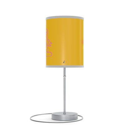 Lamp on a Stand, US|CA plug: Fight Cancer Yellow