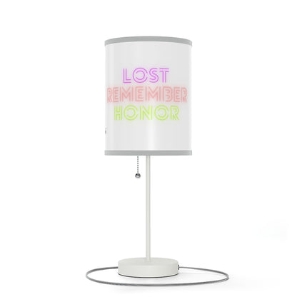 Lamp on a Stand, US|CA plug: Wrestling White